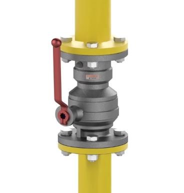 Gaskraan met thermische veiligheid DN65 MOP5 GT5