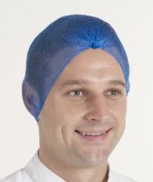 HairTite HiCare Metal Free Hairnet - Blue XL