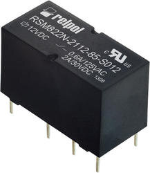 Subminiature Relay 2CO, 2-3A/30VDC, 12VDC coil, IP67