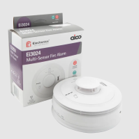 MULTI-SENSOR FIRE ALARM, 3000 SERIES, MAINS POWERED WITH 10 YEAR RECHARGEABLE LITHIUM BATTERY BACK UP, EASI-FIT BASE.