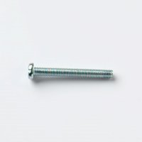 PREMIER 6 PCE MACHINE SCREW PAN HEAD SLOTTED & NUT BZP M4X50MM