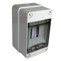 Gewiss GW40001 IP55 Surface Mounted Enclosure 4 Module
