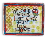 Art Metal Fridge Magnet/Welcome to...   (33718)