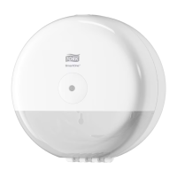 Tork SmartOne® Mini Toilet Roll Dispenser, White