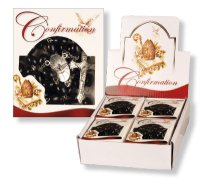 Confirmation Wood Rosary/Black   (F6230/BK)