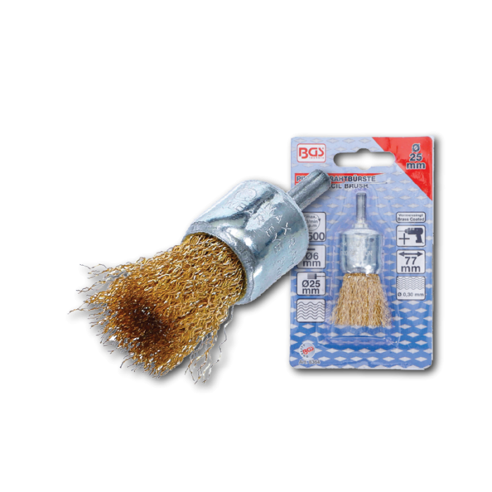 Steel Wire Brush Spindle Mounted Cup 25mm