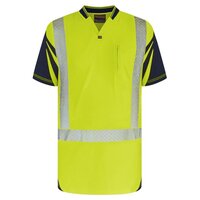 232012Y-POLO DAY/NIGHT QUICK-DRY COTTON BACKED YELLOW