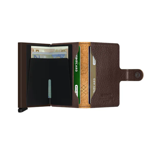 Secrid Miniwallet - Linea Espresso Stitch