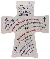 MDF Wood Cross 7 1/8 inch/Confirmation Symbolic   (F12498)