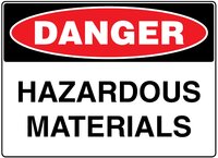 Hazardous Material Signs - Available in Sign Material - PVC, ACM, ADHESIVE