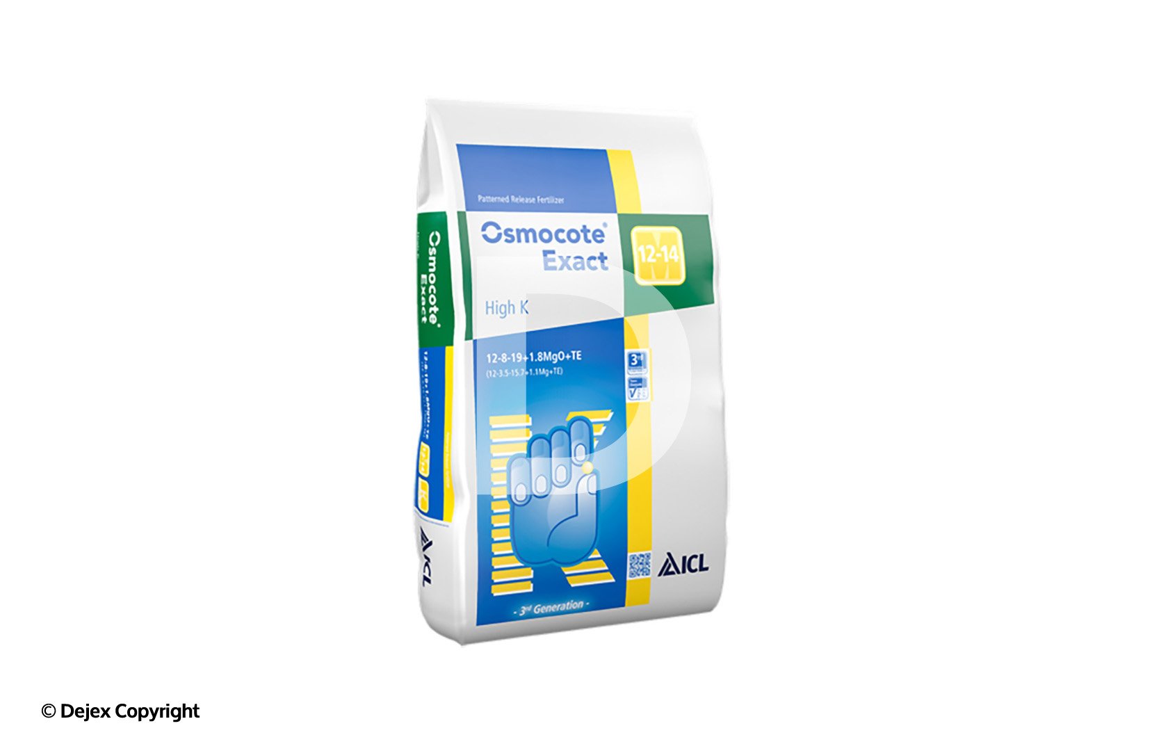 OSMOCOTE EXACT HI-K 12-14MTH 12-7-19 MgO+TE