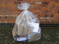 18425 Clear Refuse Sacks 630/1170x1200mm 40µm (Box of 100)