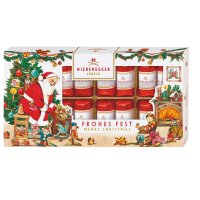 Classic marzipan loaves in dark chocolate in Christmas box - 10 x 200g