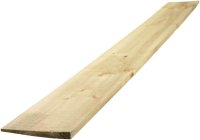 GREEN 100mm x 1.5M TREATED FEATHEREDGE (EACH)