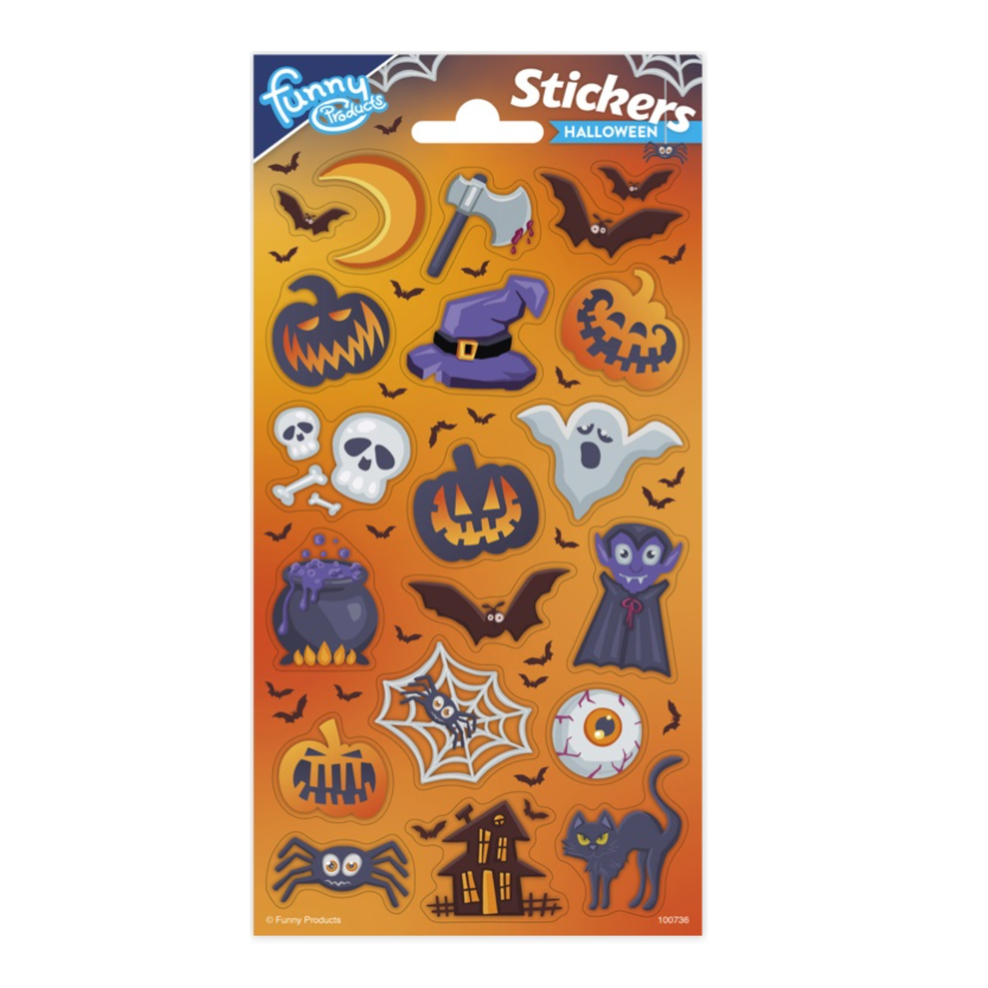 Halloween Stickers - 19pcs
