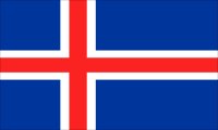 Iceland Flag 1/2 Yard