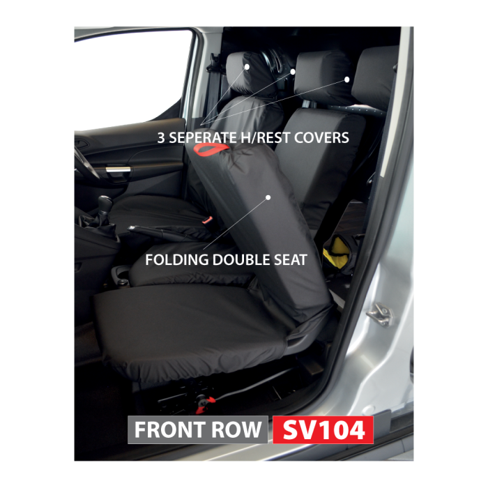 Ford Connect Seat Covers (Front Row 3 Seater) 2014 - 2023