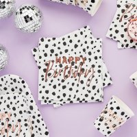 Dalmatian 'Happy Birthday' Paper Napkins - Pack of 20