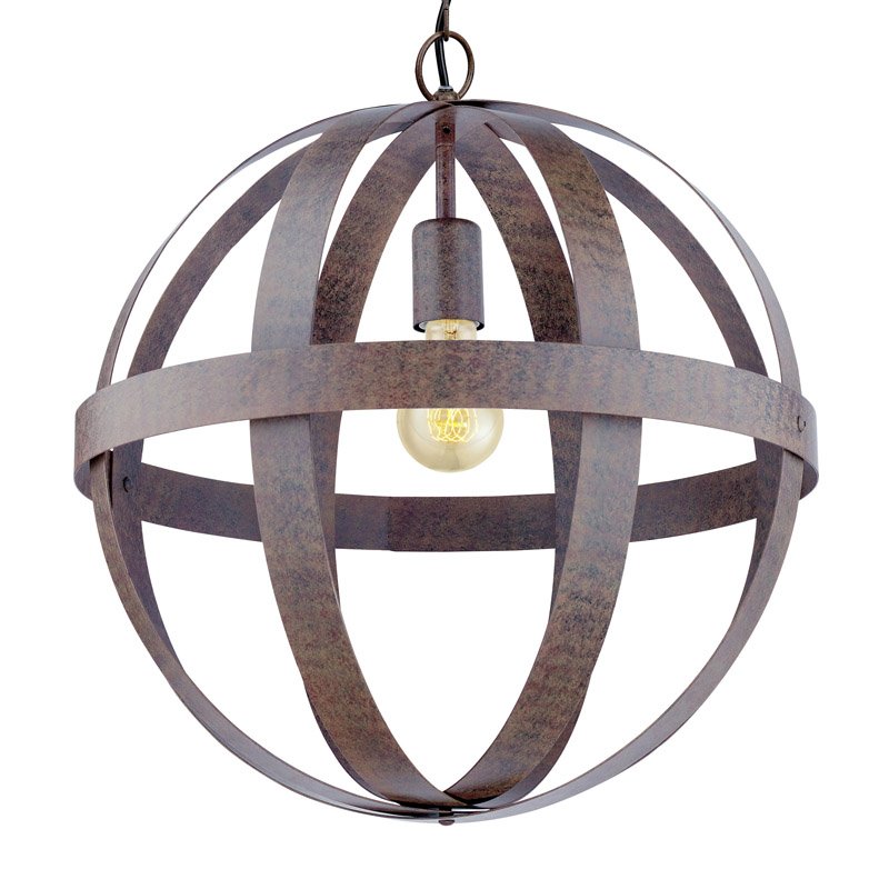 Eglo Westbury 45CM Rustic Globe Pendant Light