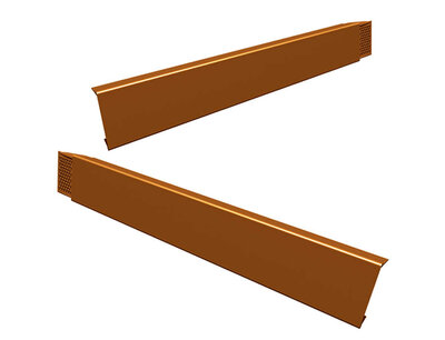 Manthorpe SmartVerge R / H Brown uPVC Linear Dry Verge MANGLVRHBR