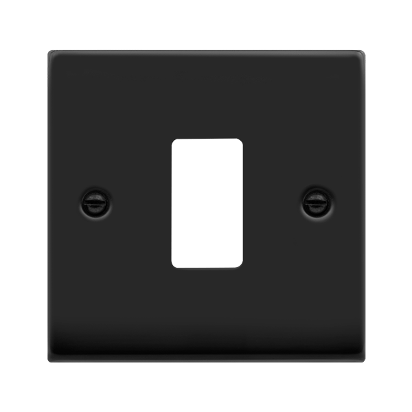 Click Deco 1G Gridpro Plate Matt Black VPMB20401