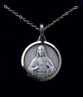 Necklet/Silver Plated/S.Heart   (6903/SH)