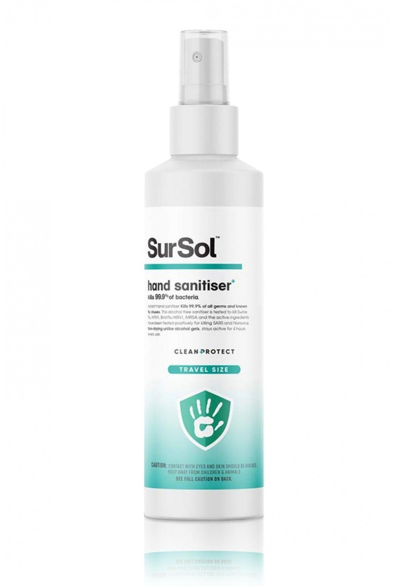 Sursol 250ml Hand Sanitiser Spritzer Non-Alcoholic (Pack of 5)
