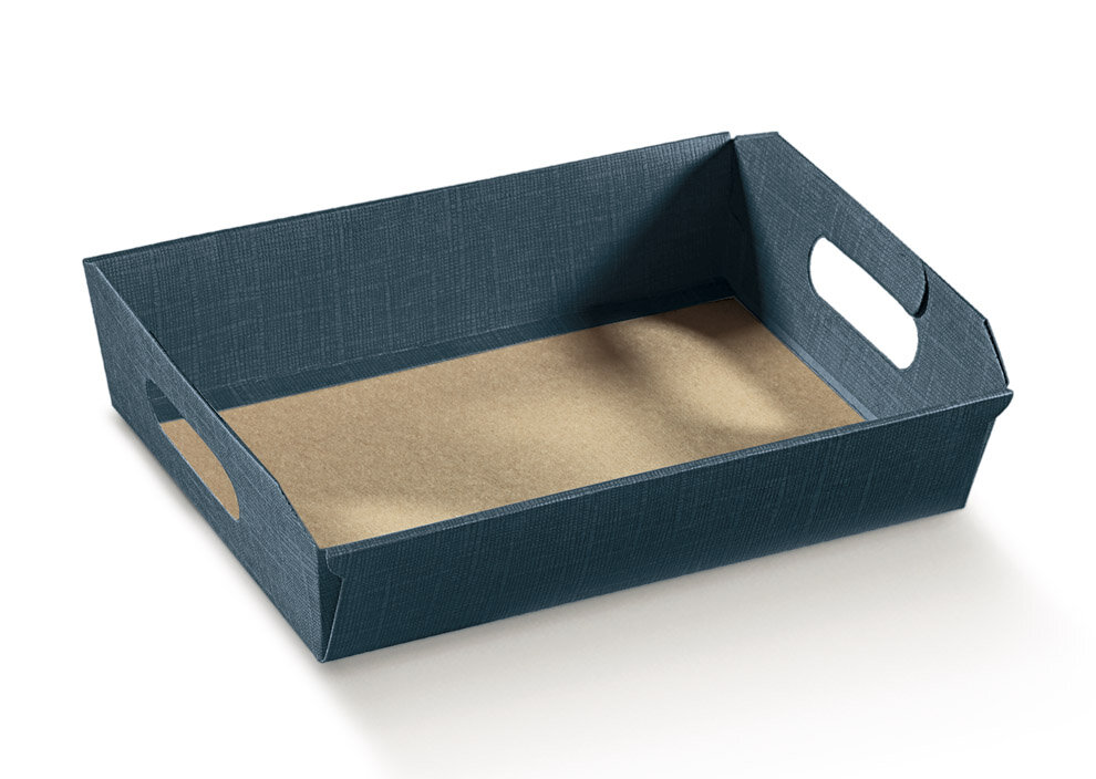 HAMPER TRAY MEDIUM  310X220X90mm NAVY