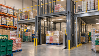 Goods Lift Installation for a Supermarket in Ireland