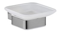 SOAP DISH AND HOLDER GUNMETAL GREY