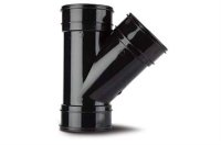 Polypipe Single Branch 4in/110mm. 135&deg; (Triple Socket) SWT37B
