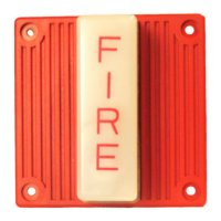 Multitone Horn Strobe, 115VAC, Red