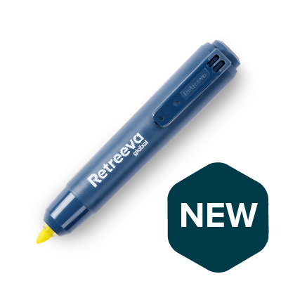 Surligneurs r&eacute;tractables d&eacute;tectables (x10)