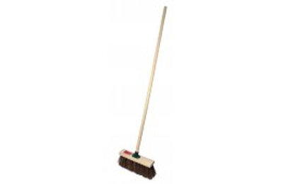 Stiff Yard Broom Complete 13in