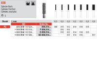 Edenta Diamond Cylinder Flat End Bur - 5pk Size 016 - DMI Dental Supplies Ireland - Next Day Delivery