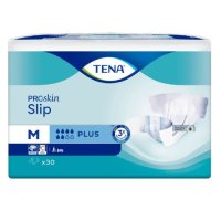 The Tena Slip Plus Medium has 30 slips per pack.