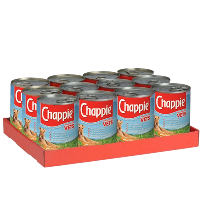 Chappie Original Dog Food 12 x 412g AR Wholesale