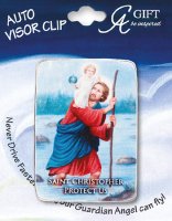 Artmetal Angel Car Visor/St.Christopher   (72841)