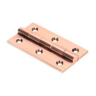 49929 - Polished Bronze 2.5 Inch Butt Hinge (Pair)