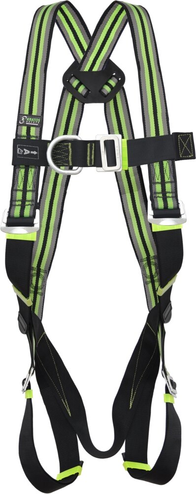 Kratos Safety Body harness with 1 dorsal D-Ring and 1 sternal D-Ring on sternal strap