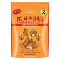 Pet Munchies Chicken Twist Dog Treat 8x80gm