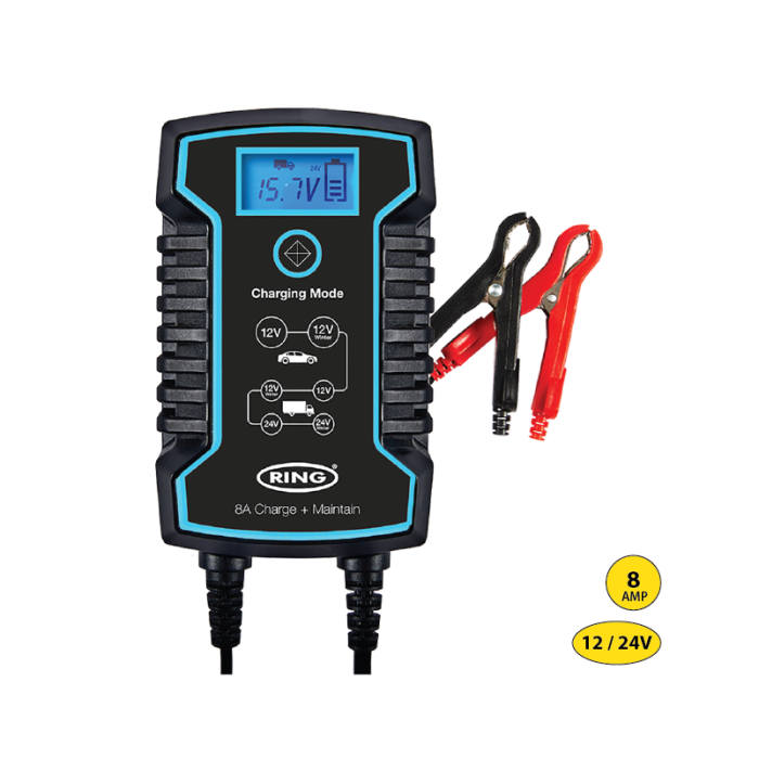 Smart Charger 6V-24V | 4Amp-8Amp
