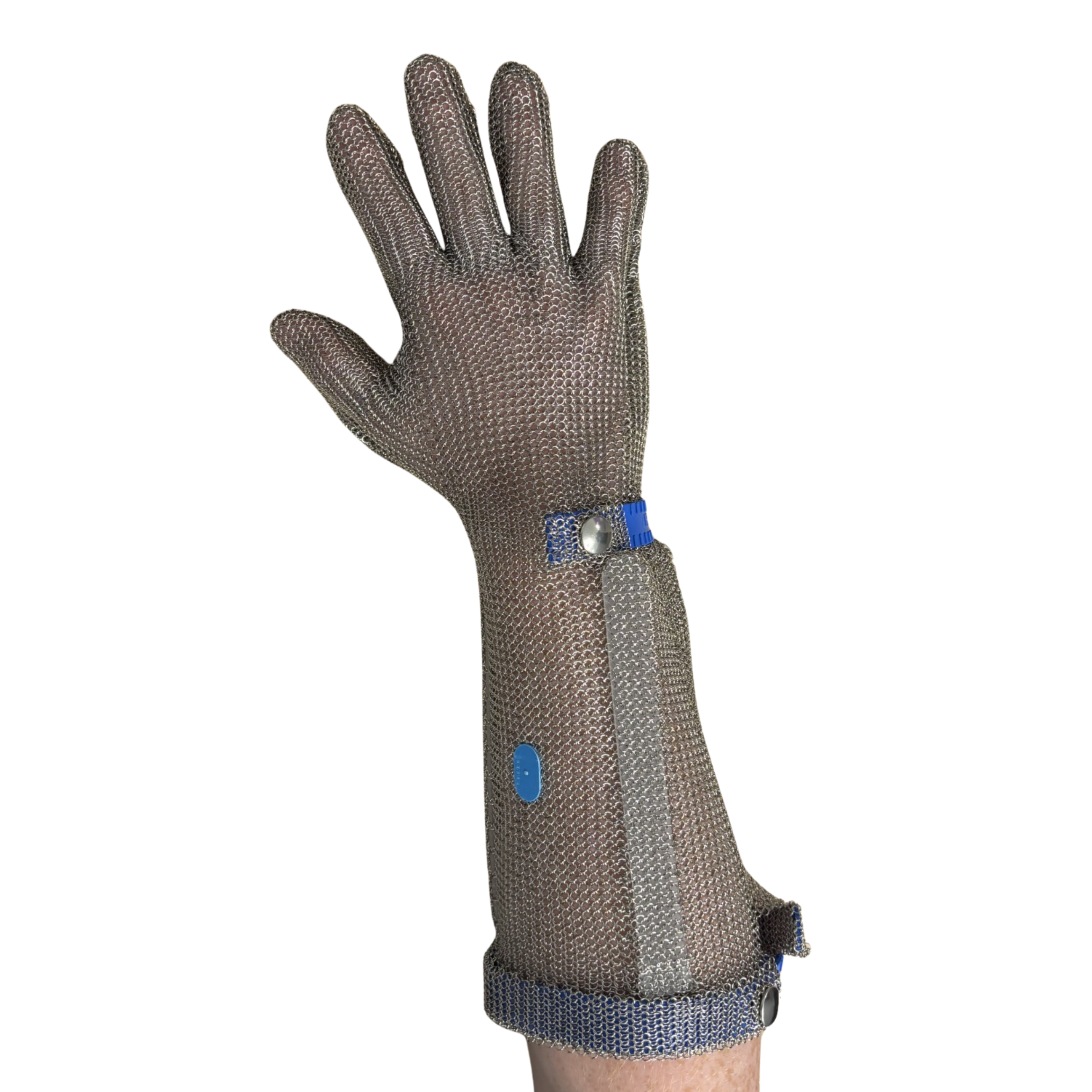 Chain Extra Chainmail Glove, Medium Cuff 165mm, Plastic Strap