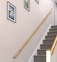 Oak Handrail Kit (Wall Mounting) 3.6 Metre
