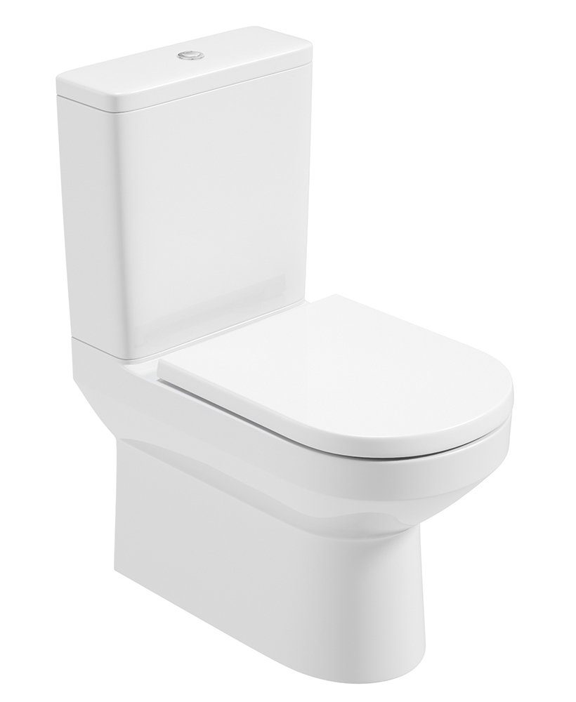 VIENNA FULLY SHROUDED RIMLESS WC - SOFT CLOSE SEAT