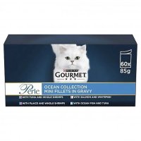 Gourmet Perle Cat Ocean Collection in Gravy Pouch 60x85gm 