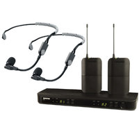 Shure BLX188/SM35 | WIRELESS DUAL HEADSET SYSTEM WITH TWO SM35 HEADSET MICROPHONE