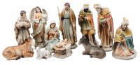 Nativity Set/Resin/11 Figures 6 inch   (89357)
