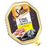 Sheba Cat Foil Tray Fine Flakes Chicken in Jelly 85g x 22