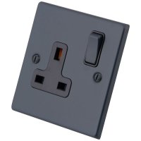 Granite Blue 1 Gang 13 Amp Switched Socket 6103-103